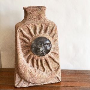 Vintage Large Clay Patio Vase